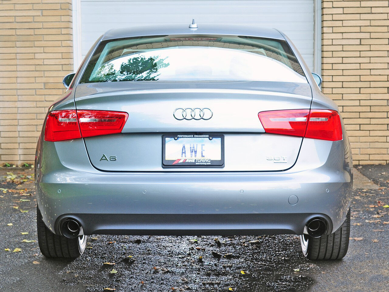 AWE Touring Edition Exhaust for Audi C7 A6 3.0T - Dual Outlet