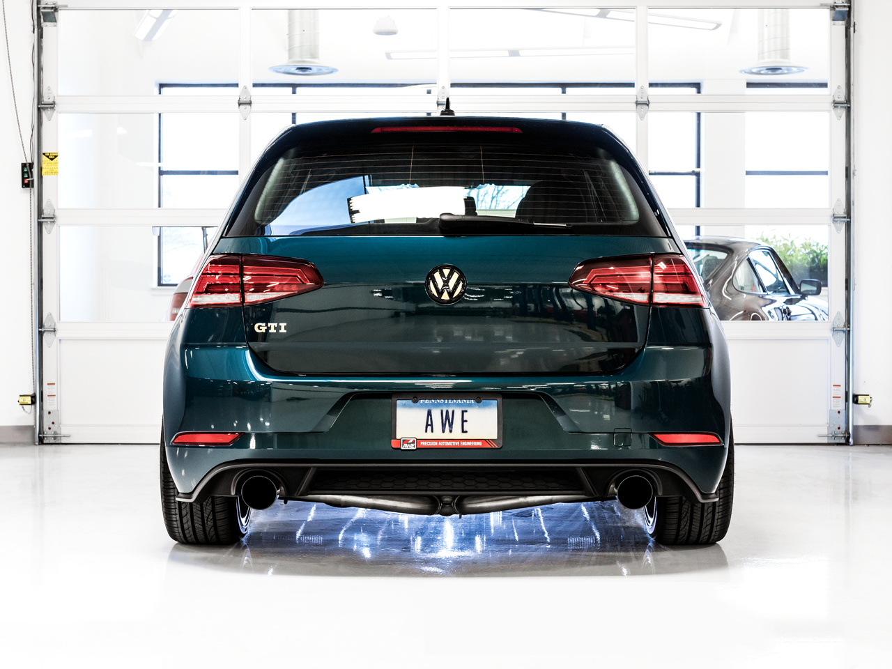 AWE Touring Edition Exhaust for VW MK7.5 GTI - Diamond Black Tips - 3015-33096