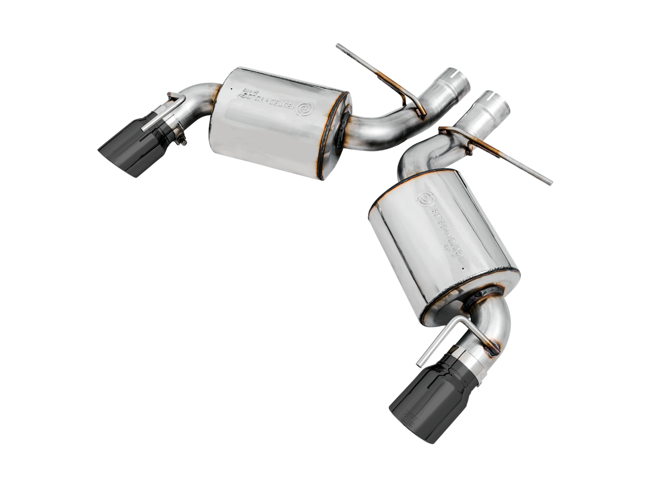 AWE Touring Edition Axle-back Exhaust for Gen6 Camaro SS - Diamond Black Tips (Dual Outlet) - 3015-33103