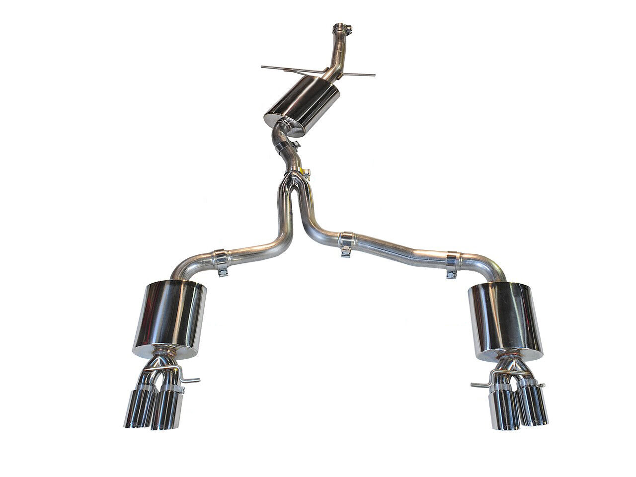 AWE Touring Edition Exhaust for B8 A5 2.0T - Quad Outlet