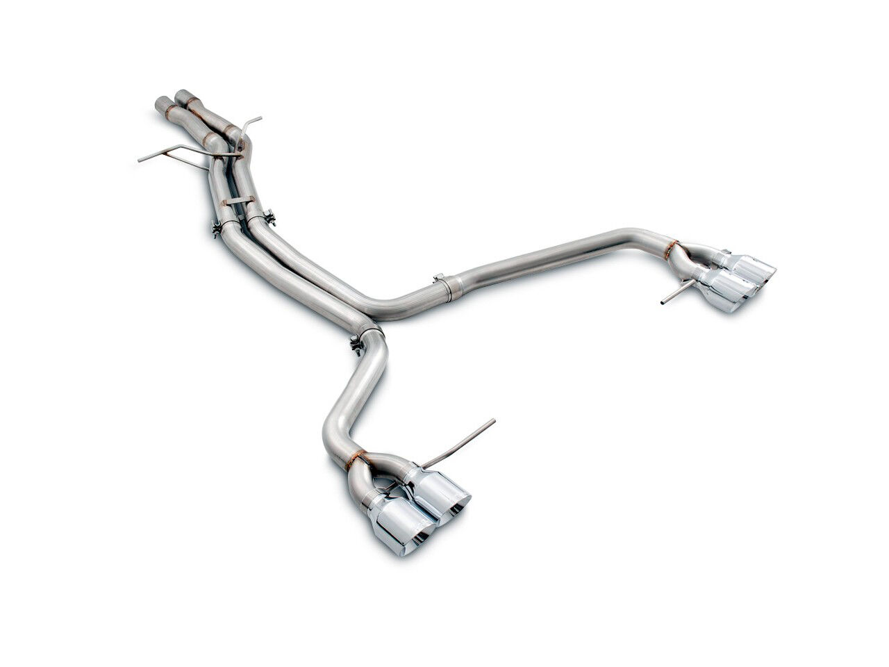 AWE Touring Edition Exhaust System for Porsche Macan S / GTS / Turbo - Chrome Silver 102mm Tips - 3015-42068