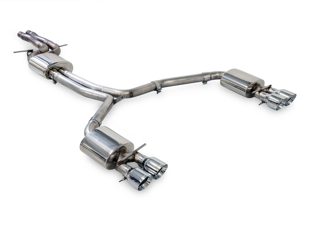 AWE Touring Edition Exhaust for Audi C7.5 A7 3.0T - Quad Outlet