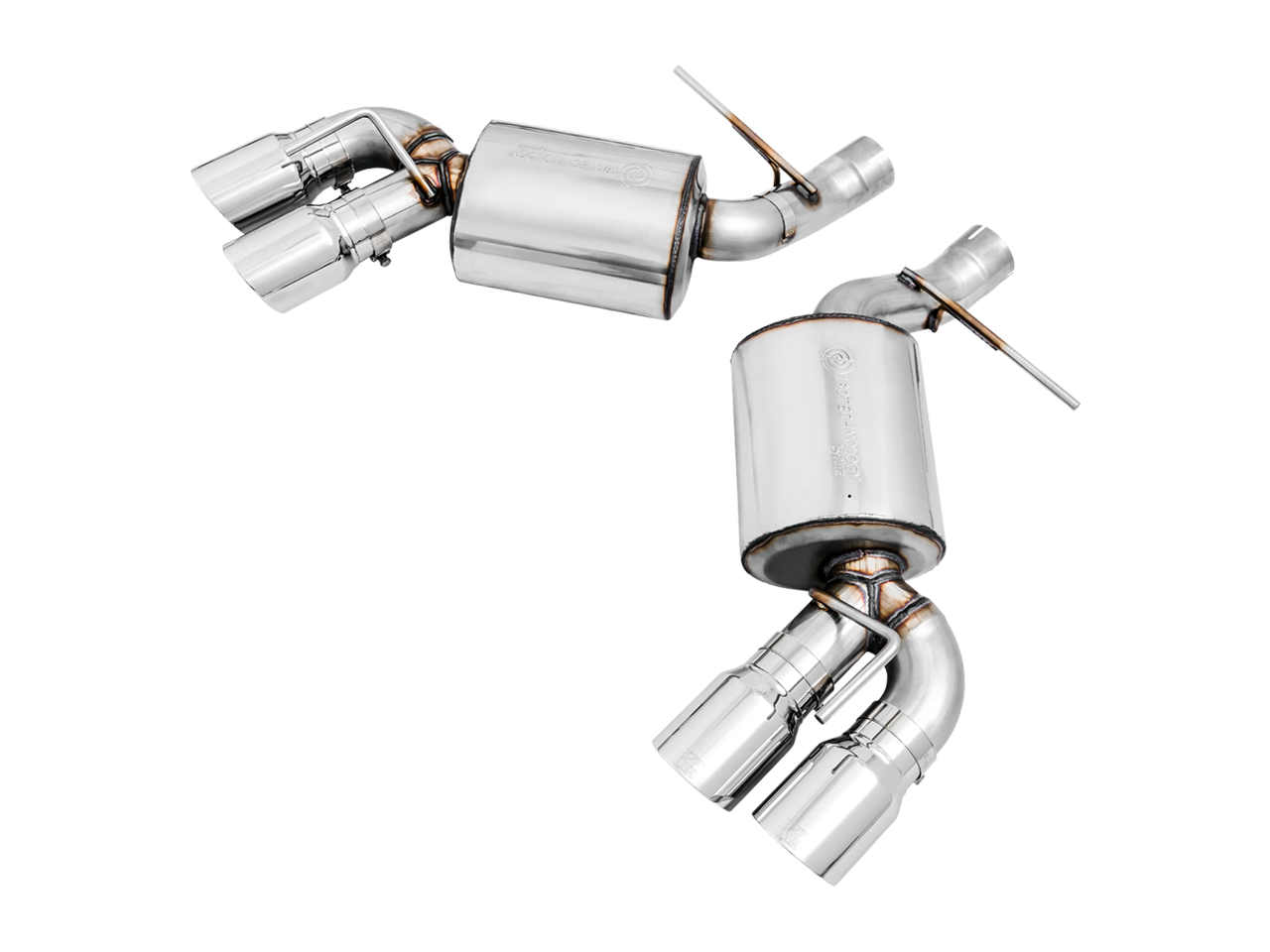 AWE Touring Edition Axle-back Exhaust for Gen6 Camaro SS / ZL1 - Chrome Silver Tips (Quad Outlet) - 3015-42093