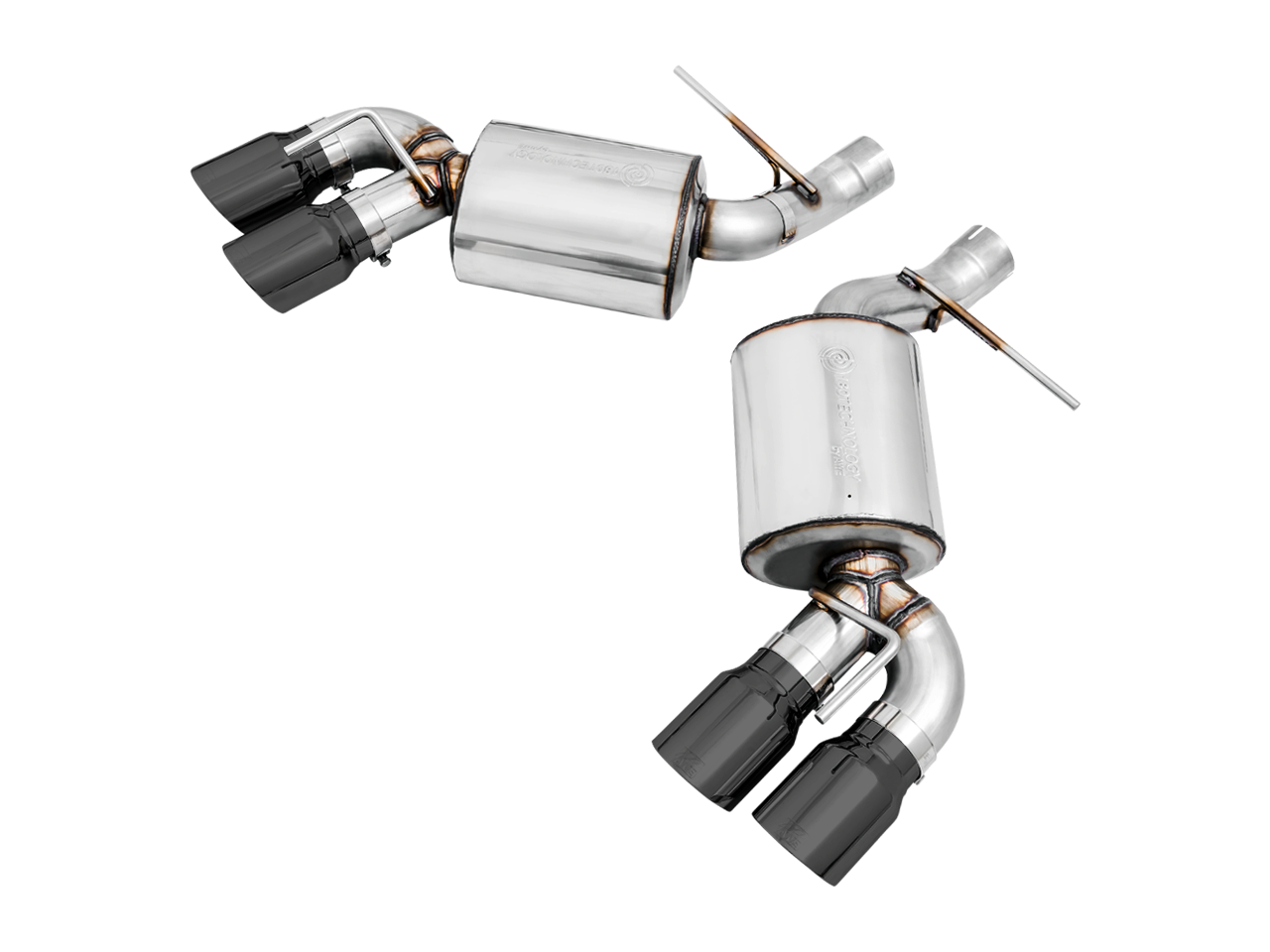AWE Touring Edition Axle-back Exhaust for Gen6 Camaro SS / ZL1 - Diamond Black Tips (Quad Outlet) - 3015-43115