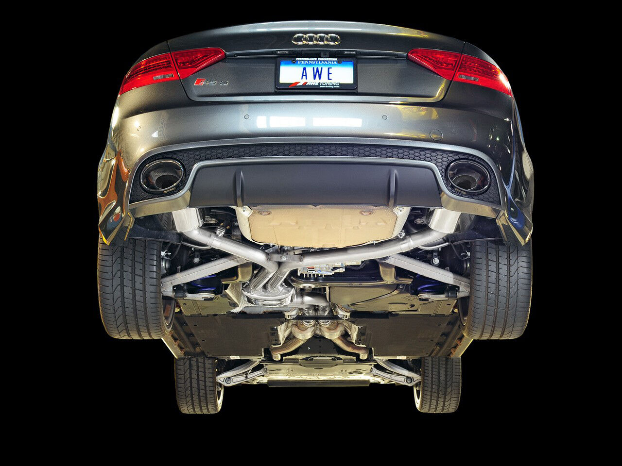 AWE Track Edition Exhaust System for Audi RS5 Cabriolet - 3020-31012