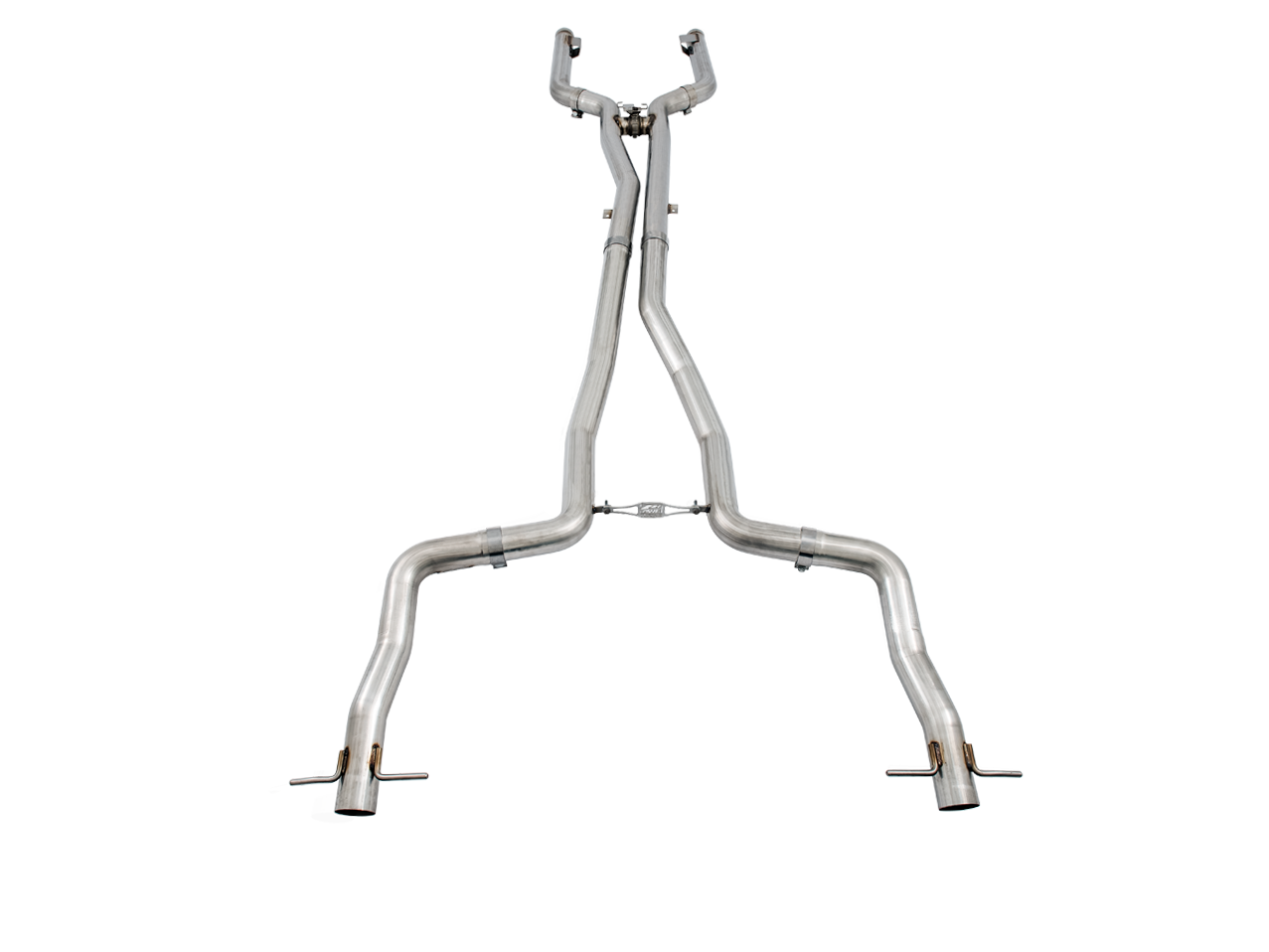 AWE Track Edition Exhaust System for Mercedes-Benz W205 AMG C63/S Sedan (no tips) - 3020-31014