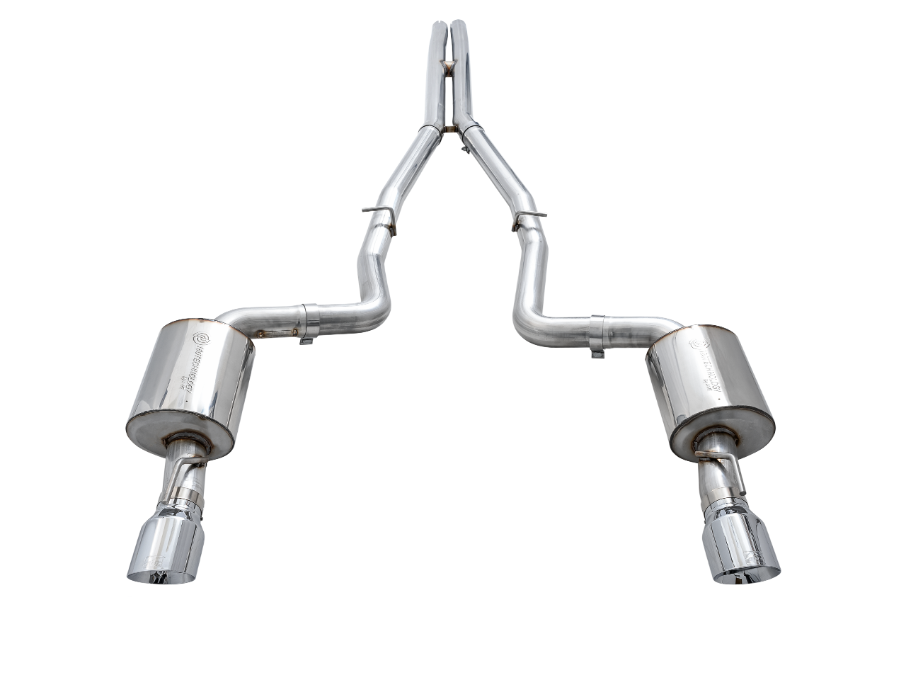 AWE Touring Edition Exhaust for 17+ Charger 5.7 - Non-Resonated - Chrome Silver Tips - 3020-32060