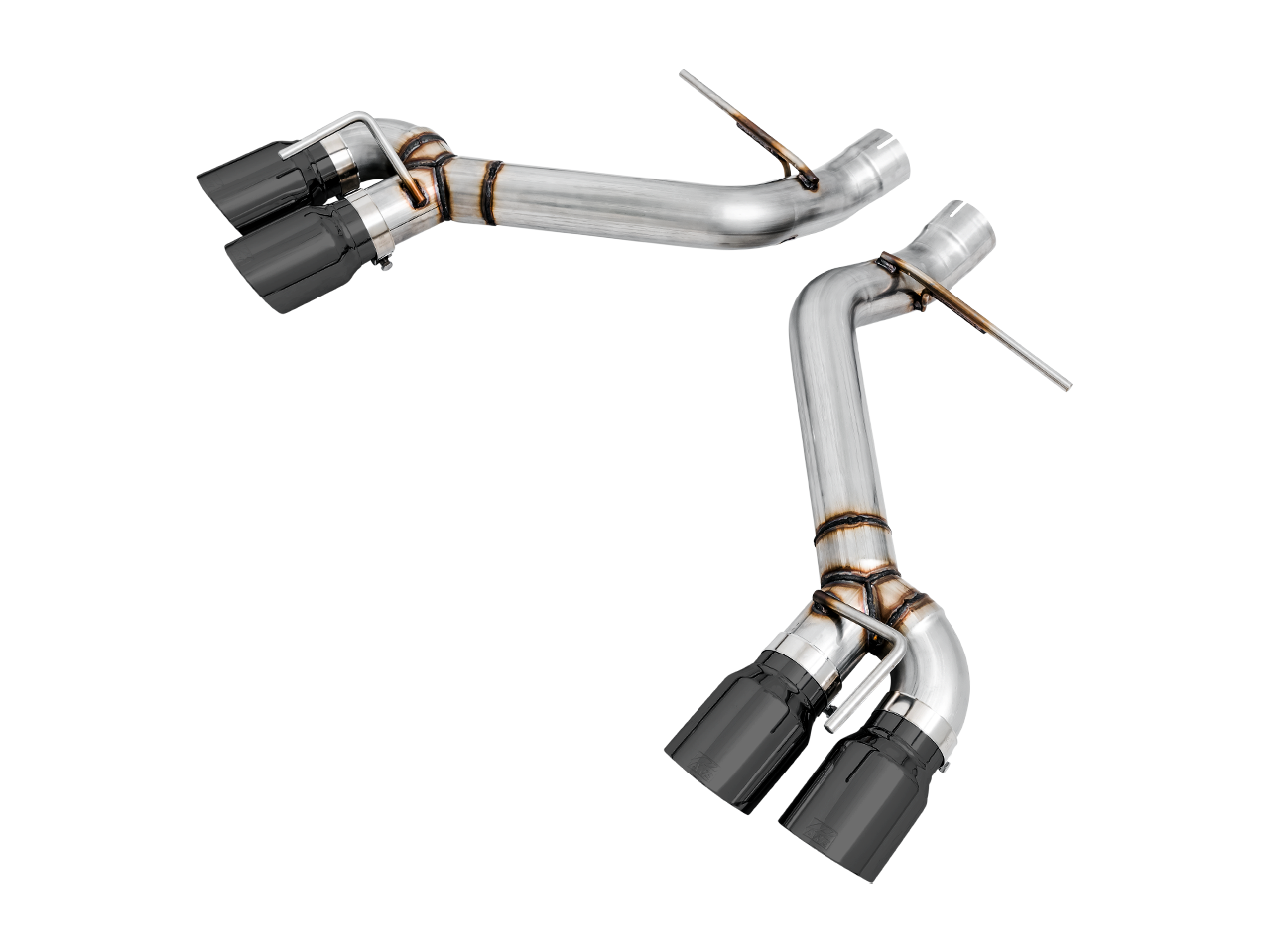AWE Track Edition Axle-back Exhaust for Gen6 Camaro SS / ZL1 - Diamond Black Tips (Quad Outlet) - 3020-43075