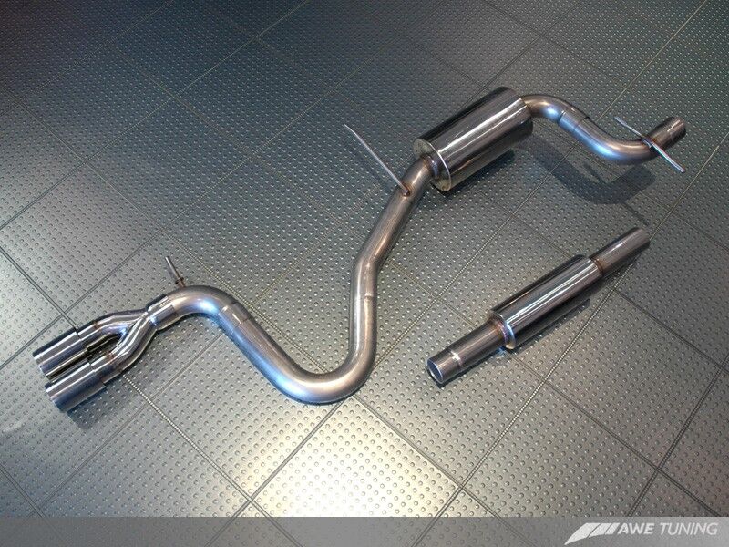 AWE Tuning Performance Cat-back Exhaust for Golf / Rabbit 2.5L - Chrome Tips