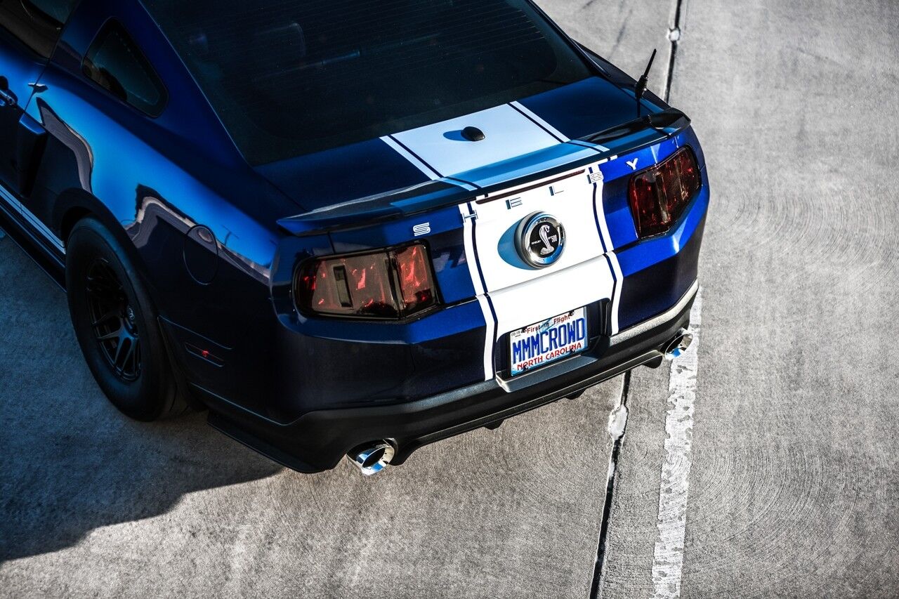 AWE Tuning Track Edition Axle-back Exhaust for the S197 Ford Mustang GT - Chrome Silver Tips