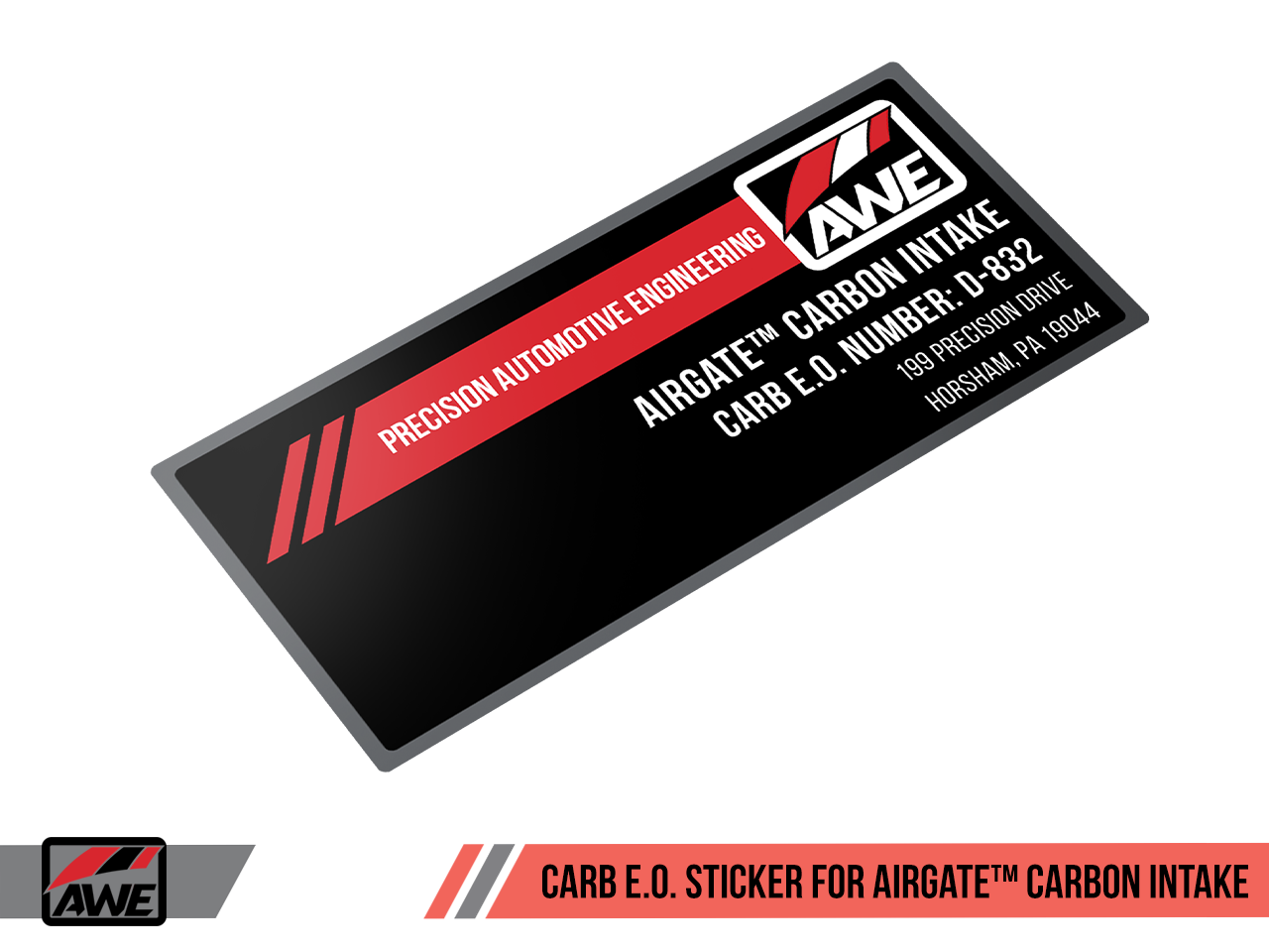 AWE Tuning AirGate Carbon Intake for Audi / VW MQB (1.8T / 2.0T) - With Lid - CARB EO #D-832