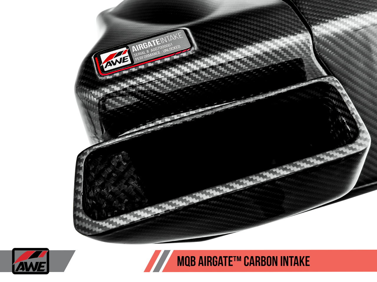 AWE Tuning AirGate Carbon Intake for Audi / VW MQB (1.8T / 2.0T) - With Lid - CARB EO #D-832