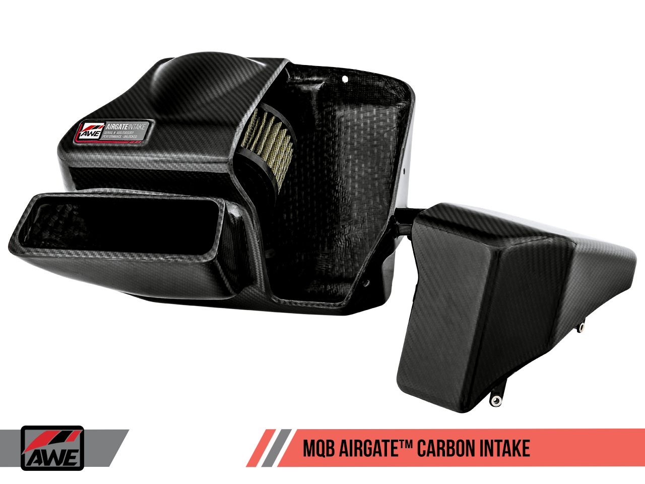 AWE Tuning AirGate Carbon Intake for Audi / VW MQB (1.8T / 2.0T) - With Lid - CARB EO #D-832