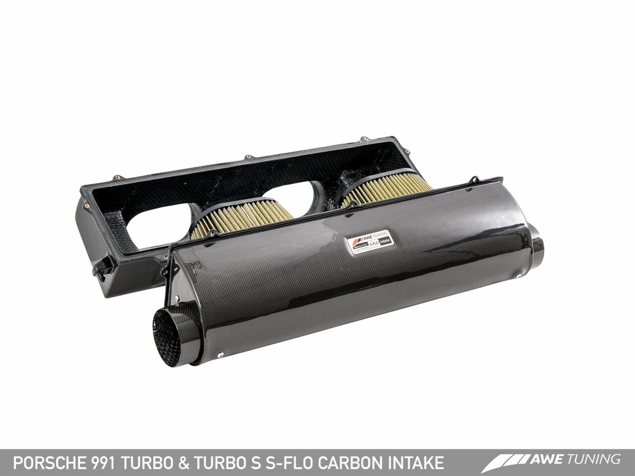 AWE Tuning S-FLO Carbon Intake for Porsche 991 Turbo and Turbo S