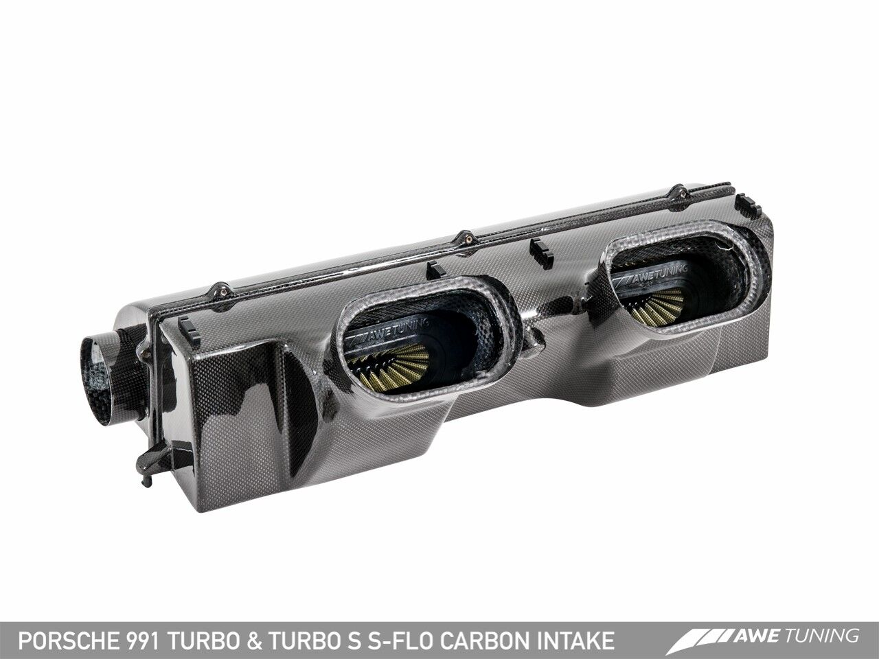AWE Tuning S-FLO Carbon Intake for Porsche 991 Turbo and Turbo S