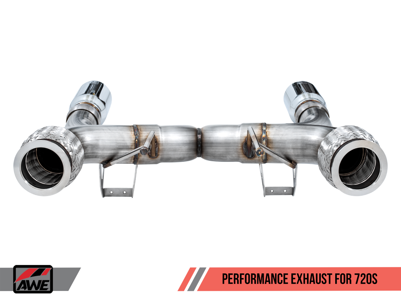 AWE Tuning Performance Exhaust for McLaren 720S - OEM Tips
