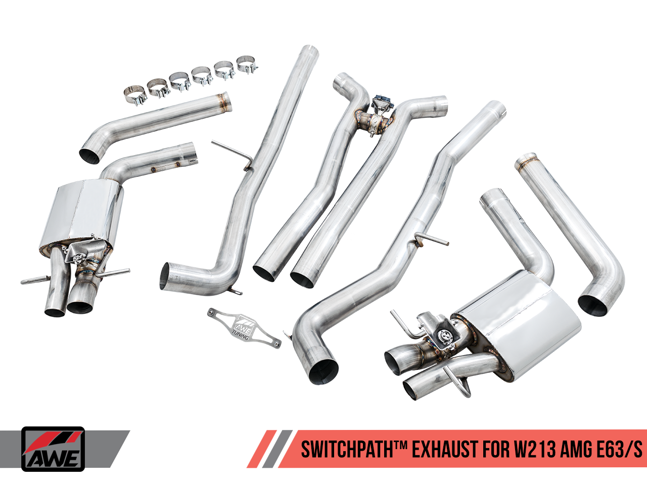 AWE Tuning SwitchPath Exhaust for W213 AMG E63/S Sedan / Wagon (for AMG Performance Exhaust Cars)