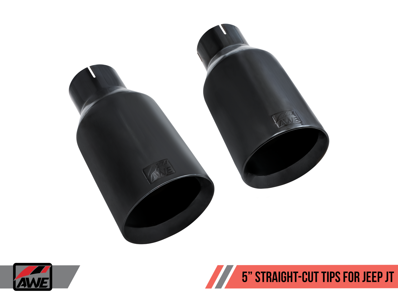 AWE Tuning Tread Edition Catback Dual Exhaust for Jeep JT 3.6L - Diamond Black Tips