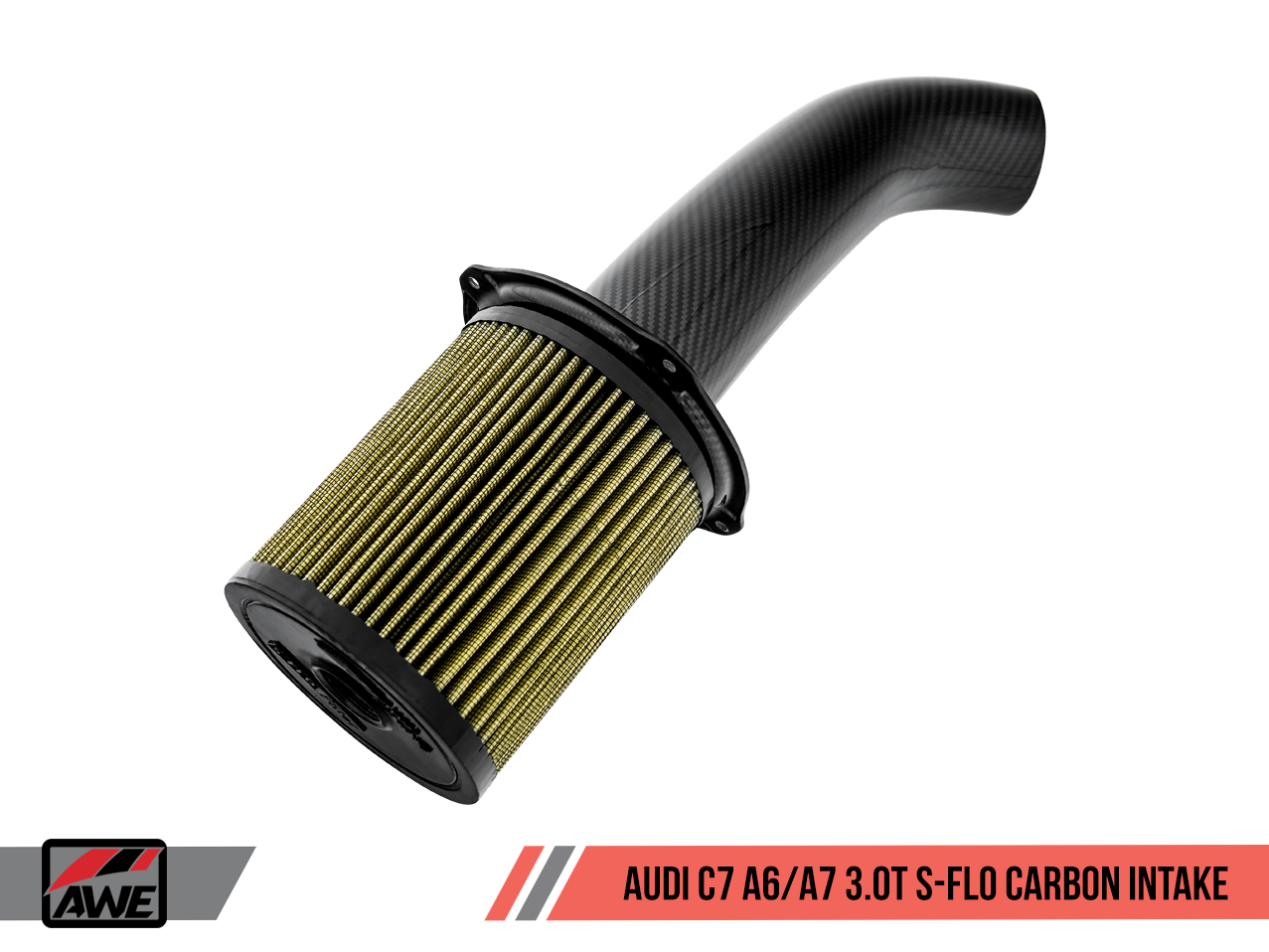 AWE Tuning S-FLO Carbon Intake for Audi C7 A6 / A7 3.0T