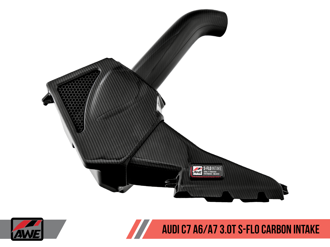 AWE Tuning S-FLO Carbon Intake for Audi C7 A6 / A7 3.0T