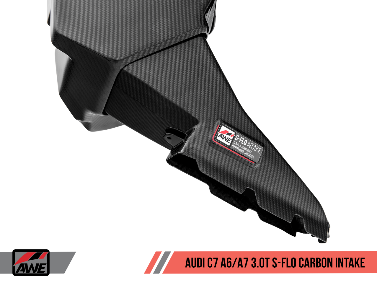 AWE Tuning S-FLO Carbon Intake for Audi C7 A6 / A7 3.0T