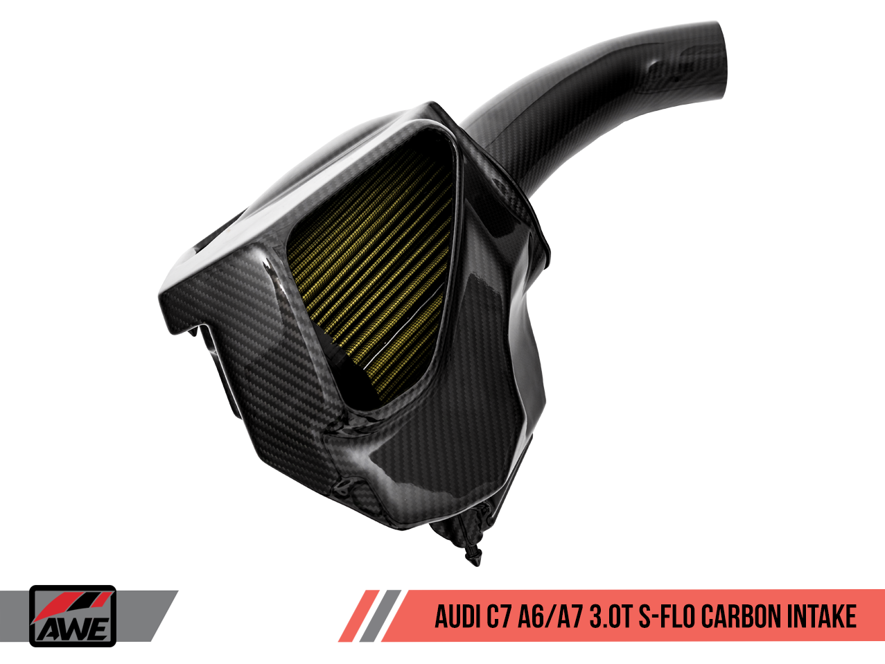 AWE Tuning S-FLO Carbon Intake for Audi C7 A6 / A7 3.0T