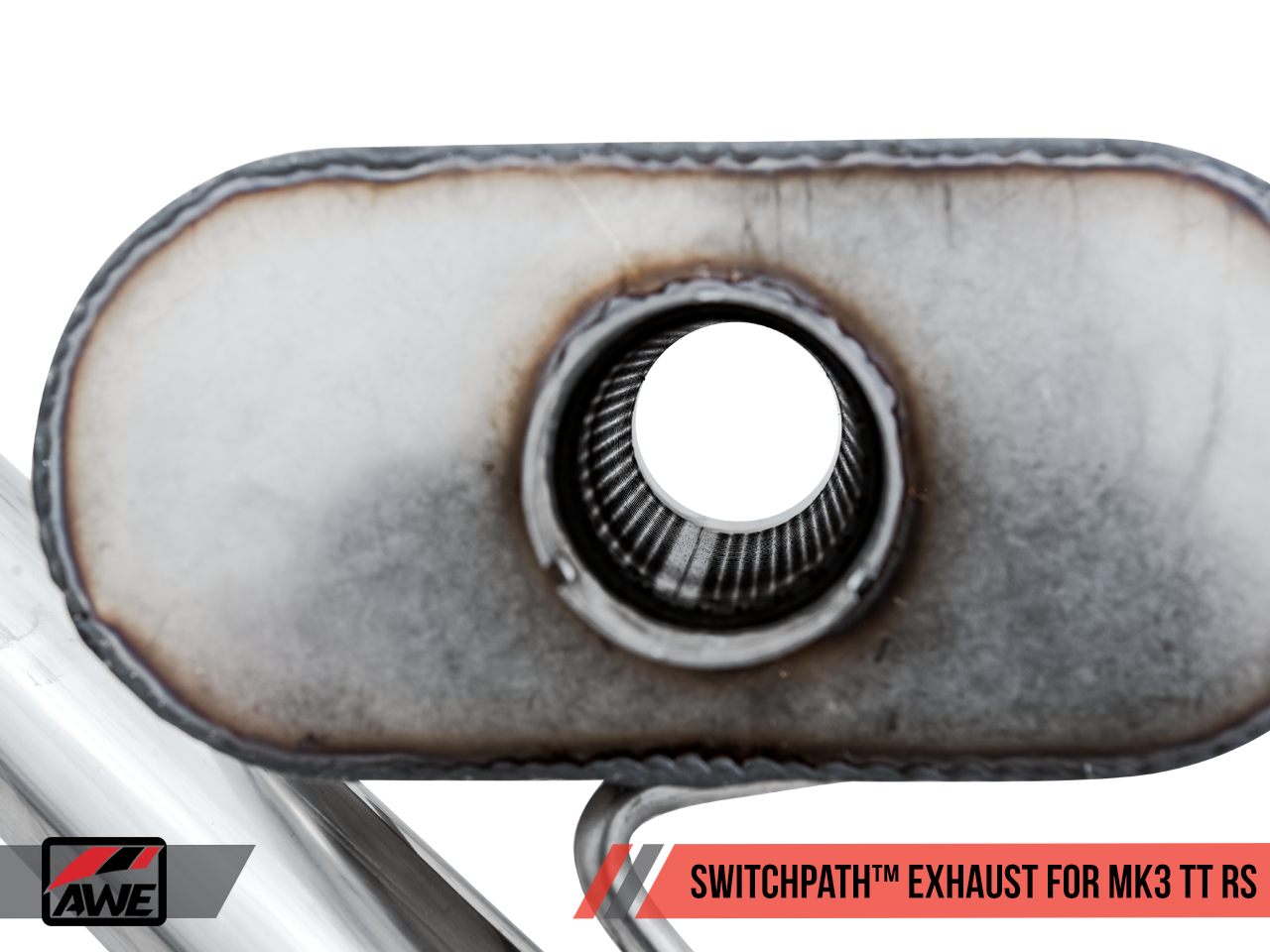 AWE Tuning SwitchPath Exhaust for Audi MK3 TT RS - Diamond Black RS-style Tips
