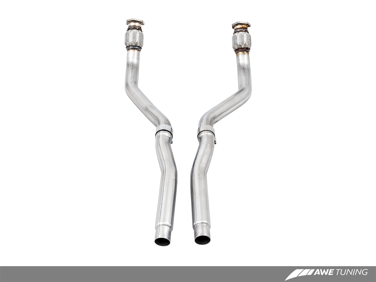 AWE Tuning Non-Resonated DownPipes for Audi 3.0T