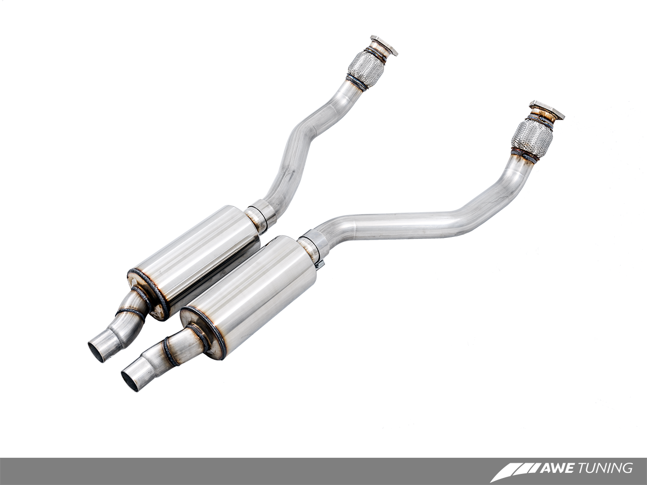 AWE Tuning Track-to-Touring Conversion Kit for B8/8.5 S4/S5 3.0T - for 90mm Tips