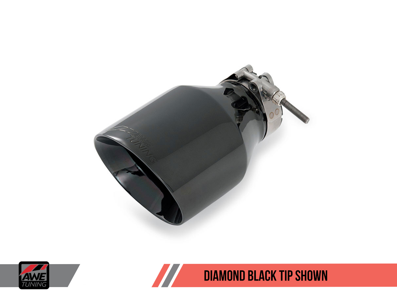 AWE Tuning Track Edition Exhaust for VW MK7 Golf 1.8T - Diamond Black Tips (90mm)