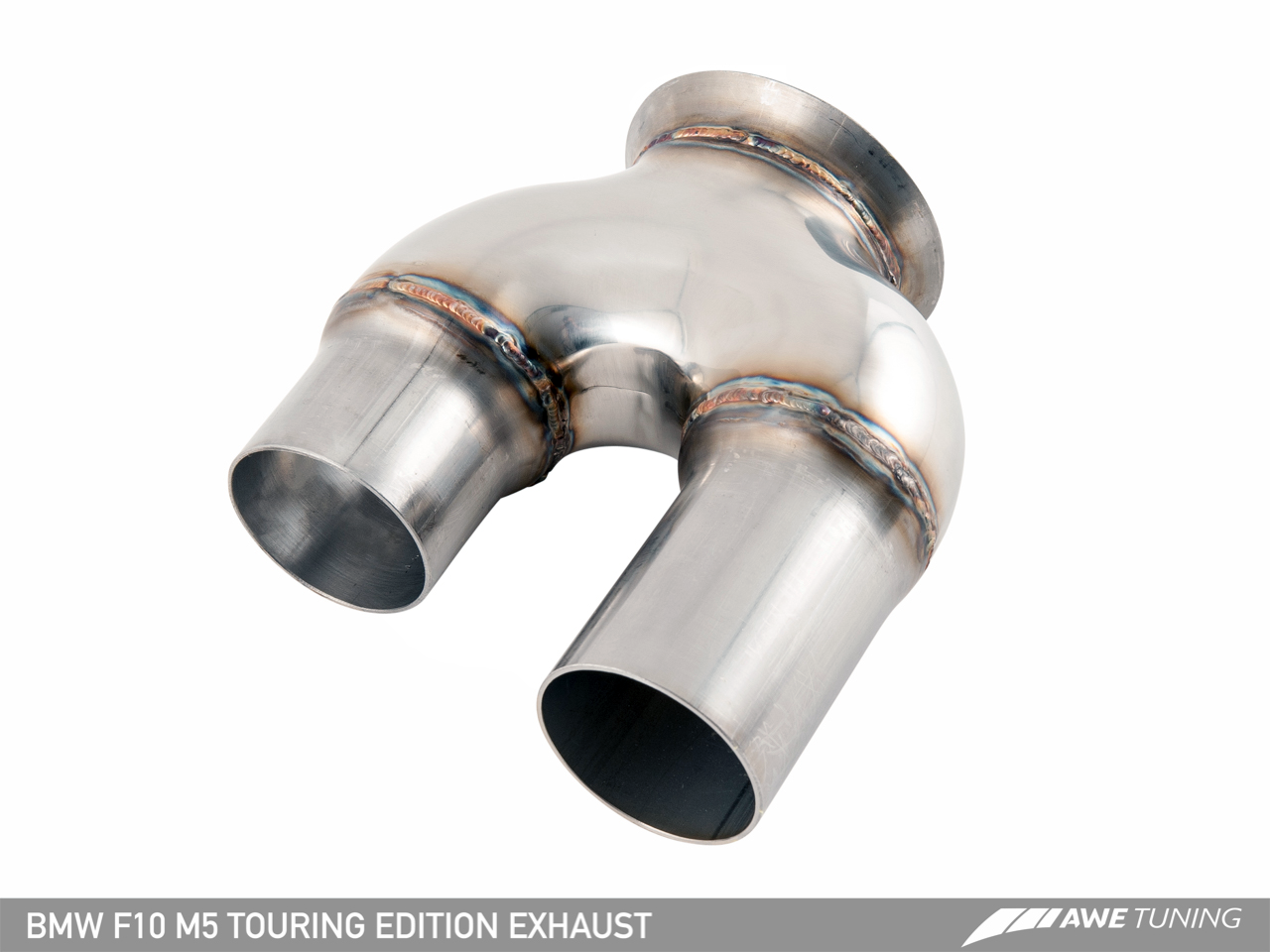 AWE Tuning Touring Edition Axle Back Exhaust for BMW F10 M5, Chrome Silver Tips