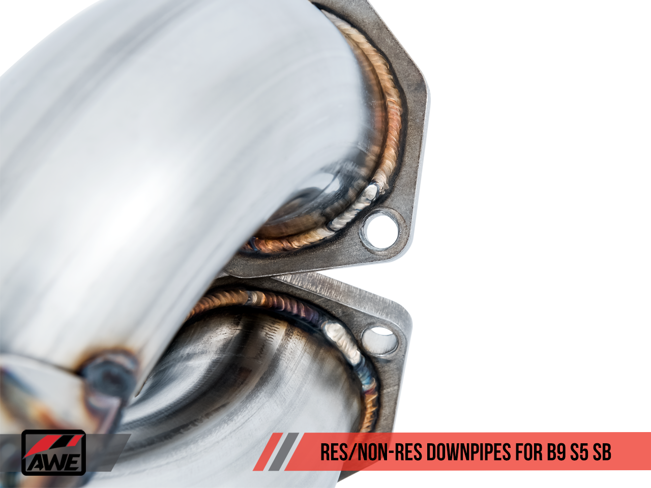 AWE Tuning Touring Edition Exhaust for Audi B9 S5 Sportback - Non-Resonated - Diamond Black 102mm Tips