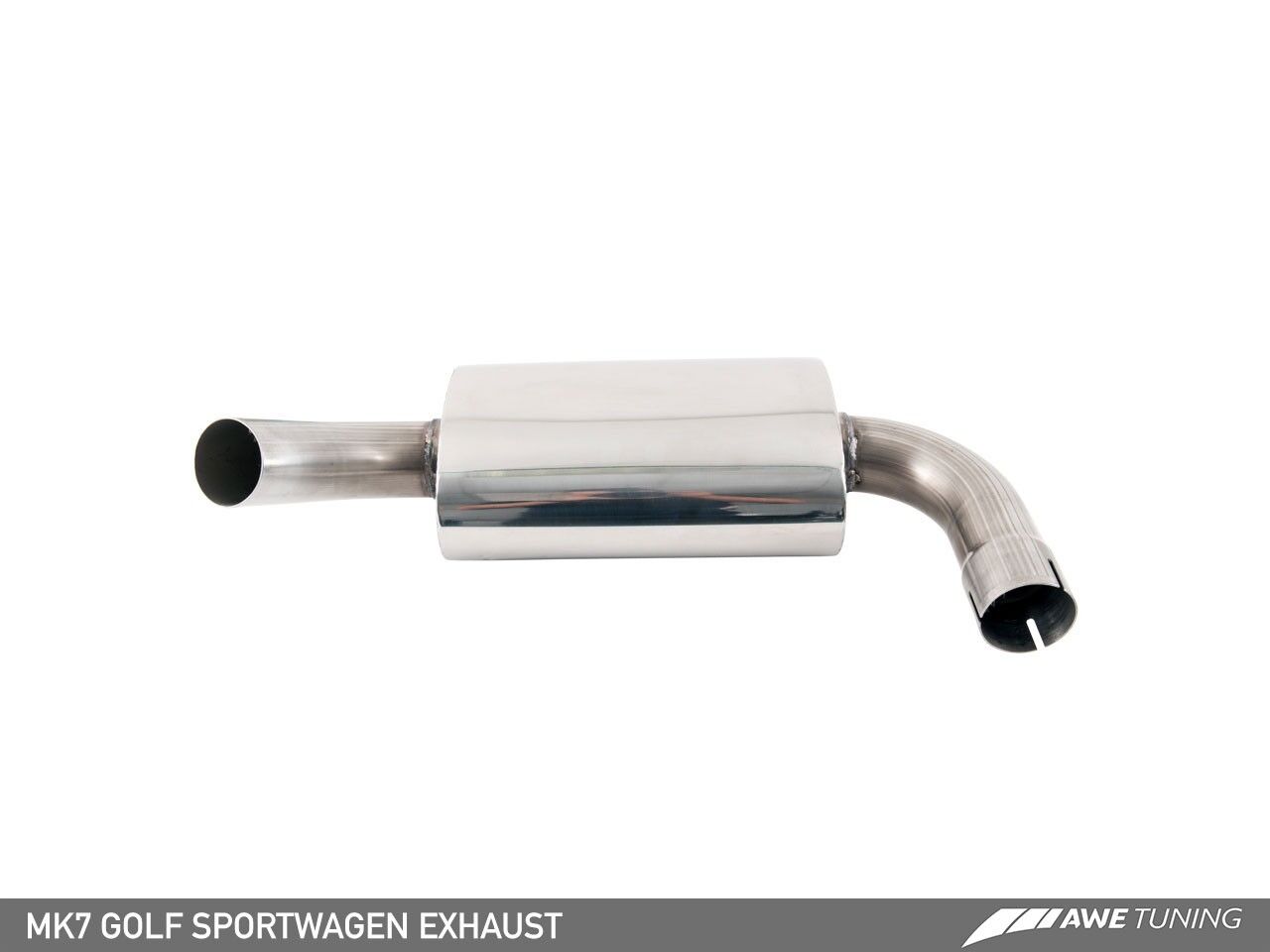 AWE Tuning Touring Edition Exhaust for VW MK7 Golf SportWagen - Chrome Silver Tips (90mm)