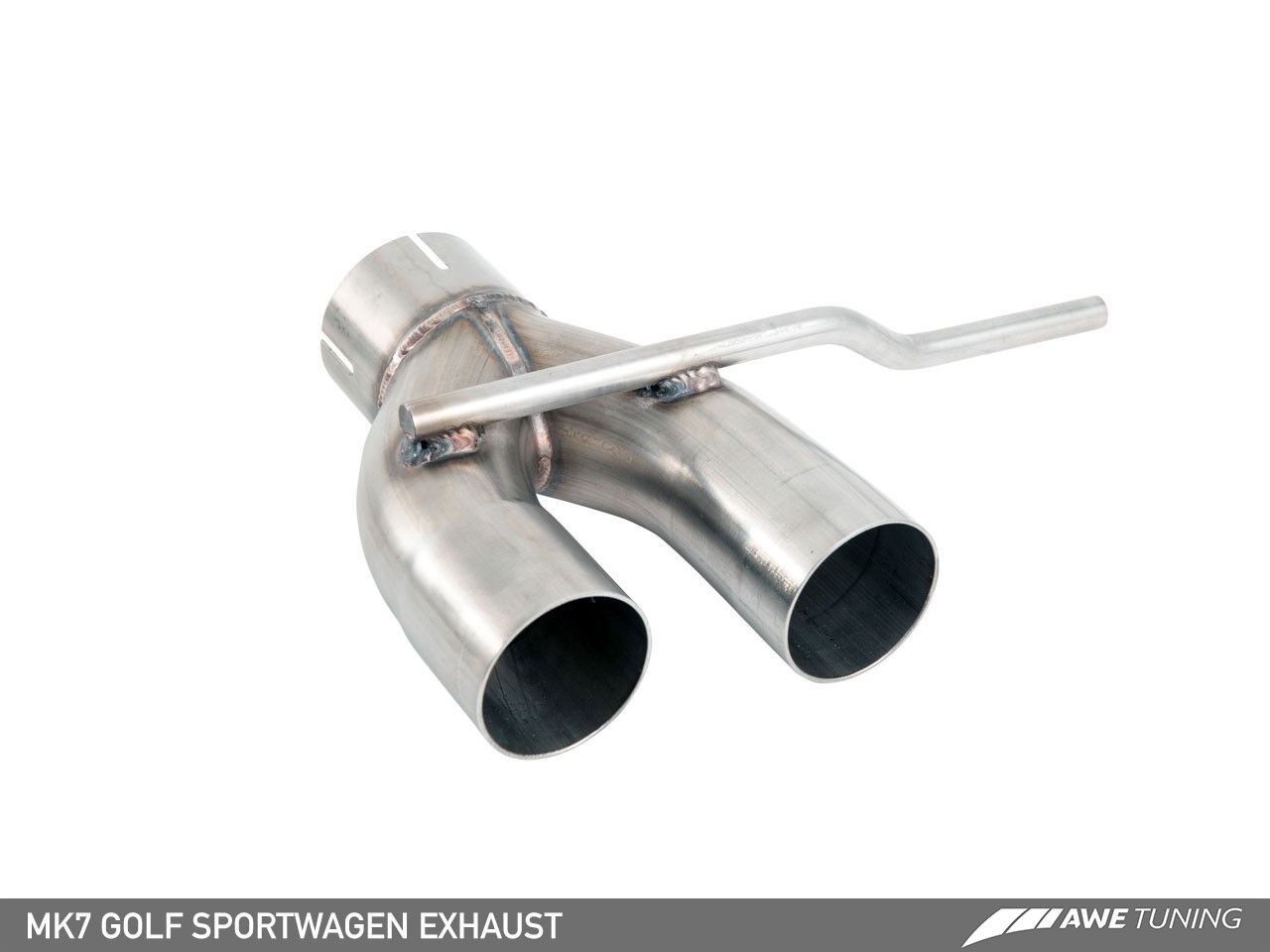 AWE Tuning Touring Edition Exhaust for VW MK7 Golf SportWagen - Chrome Silver Tips (90mm)