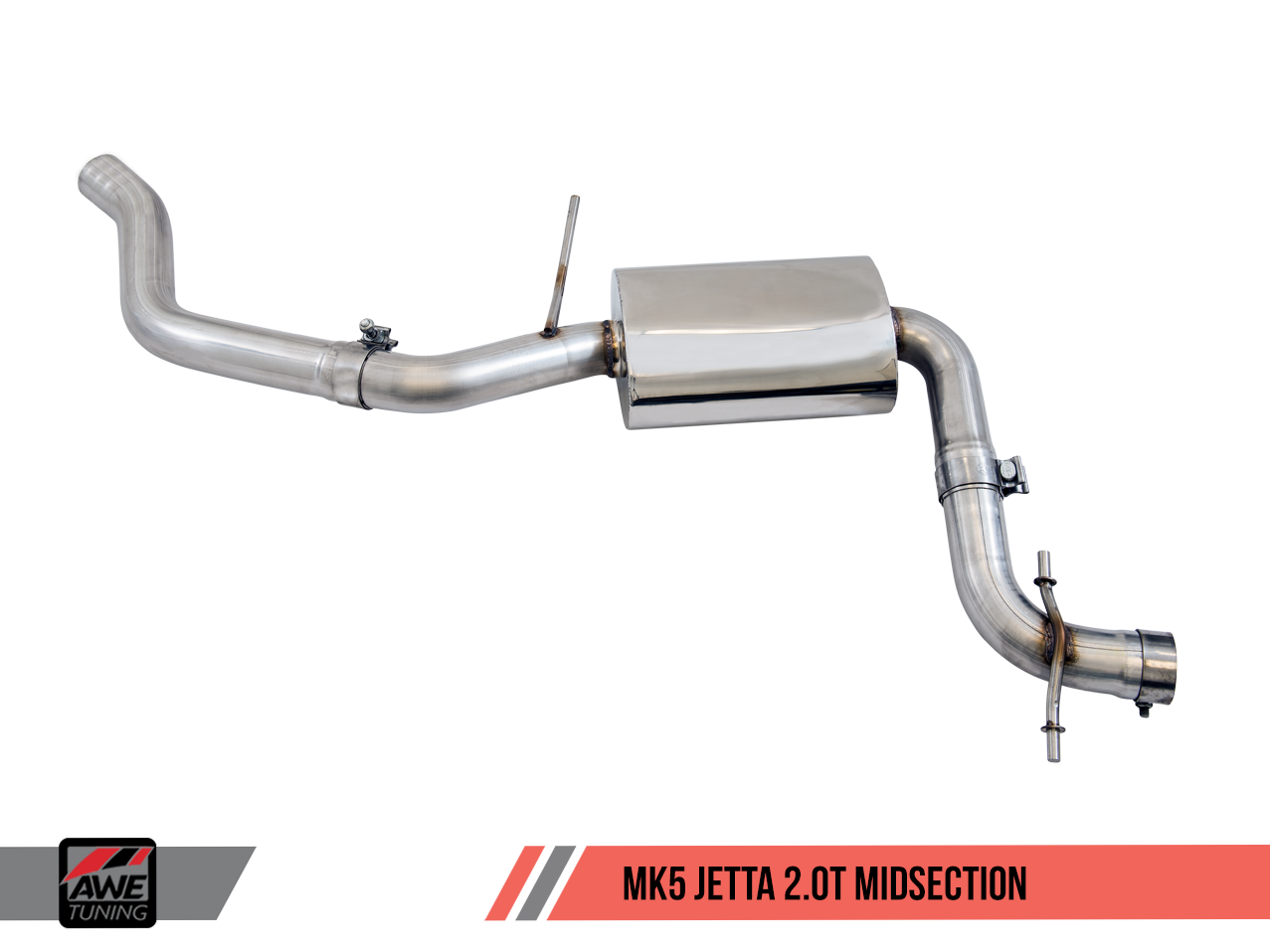 AWE Tuning Track Edition Exhaust for MK5 Jetta 2.0T - GLI - Diamond Black Tips
