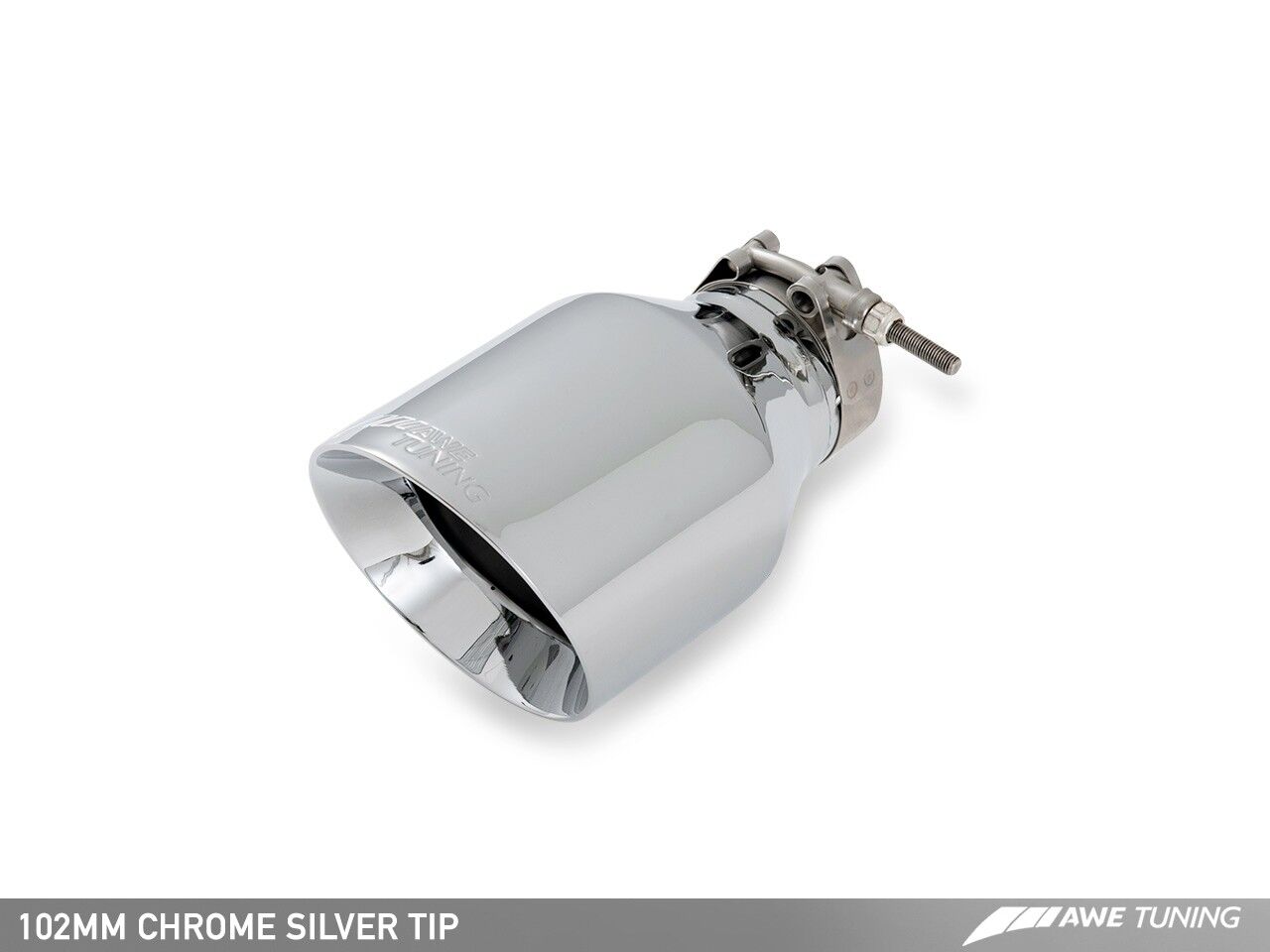 AWE Tuning Track Edition Exhaust System for Porsche Macan S / GTS / Turbo - Chrome Silver 102mm Tips