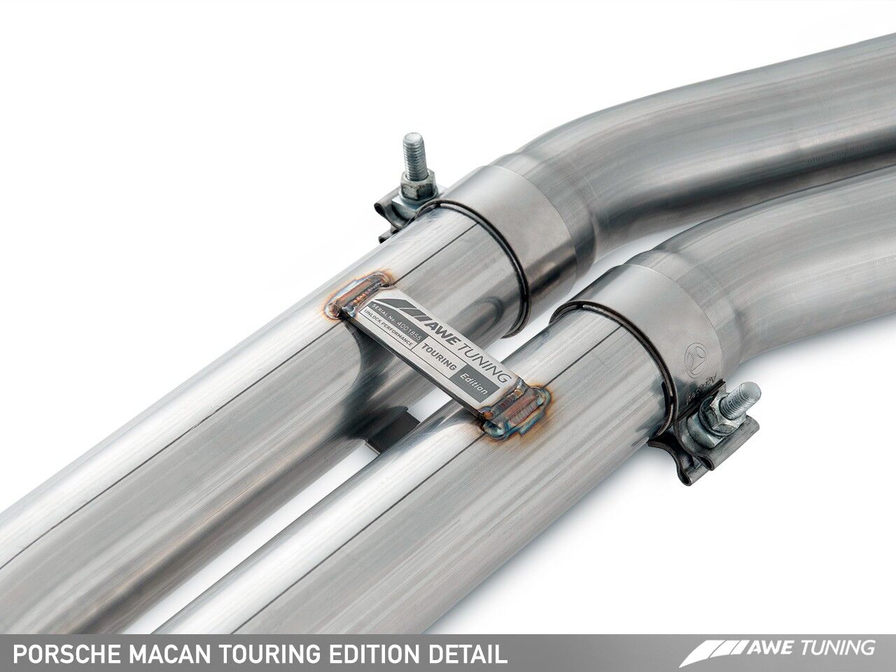 AWE Tuning Touring Edition Exhaust System for Porsche Macan S / GTS / Turbo - Diamond Black 102mm Tips