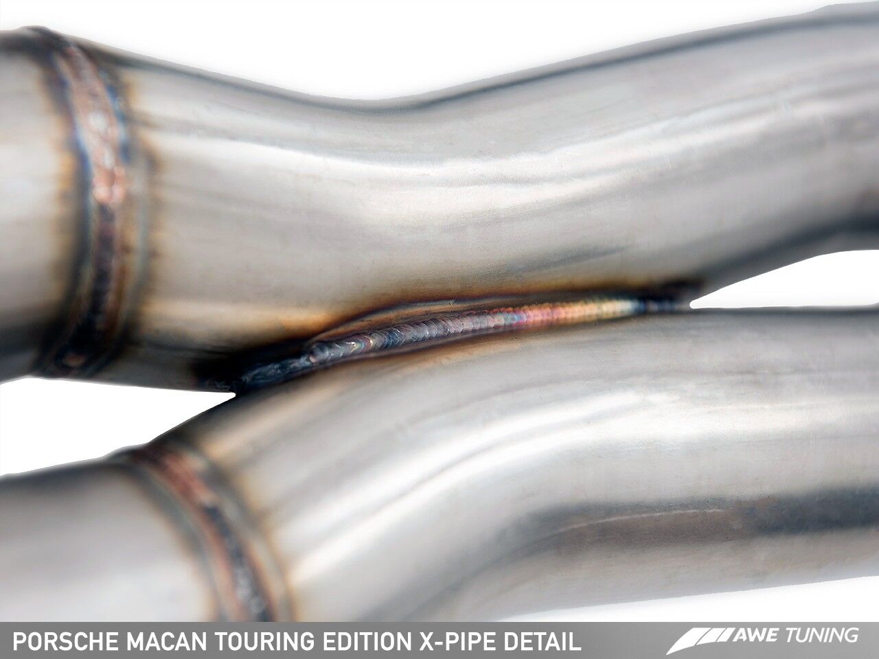 AWE Tuning Touring Edition Exhaust System for Porsche Macan S / GTS / Turbo - Diamond Black 102mm Tips