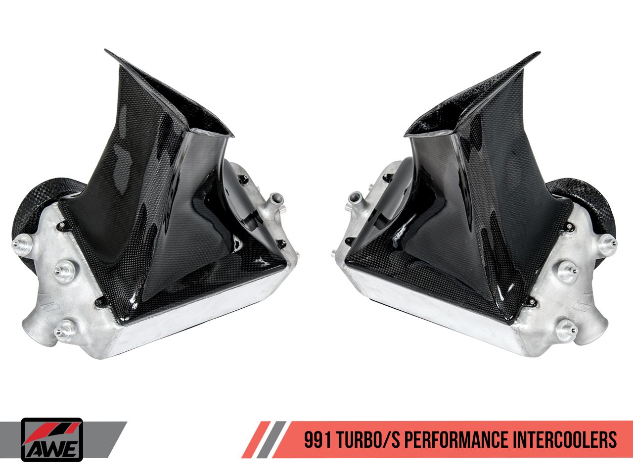 AWE Tuning Performance Intercooler Kit for Porsche 991 Turbo / S