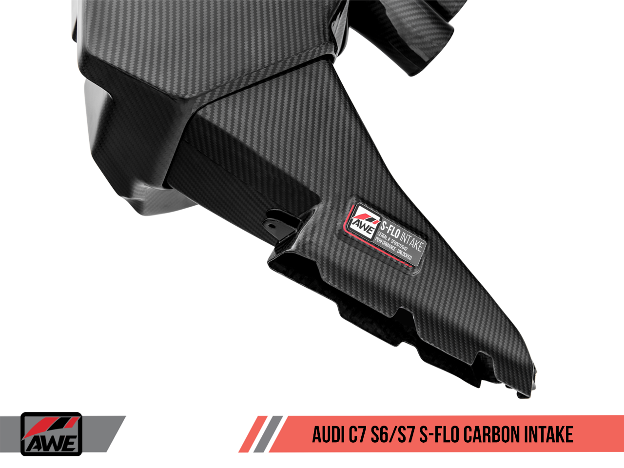 AWE Tuning S-FLO Carbon Intake for Audi C7 S6 / S7