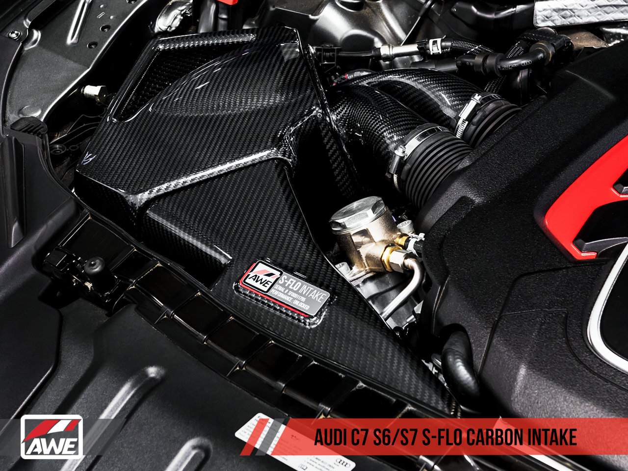 AWE Tuning S-FLO Carbon Intake for Audi C7 S6 / S7