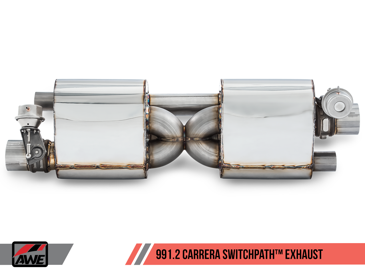 AWE Tuning SwitchPath Exhaust for 991.2 Carrera / S / GTS with PSE - Diamond Black Tips