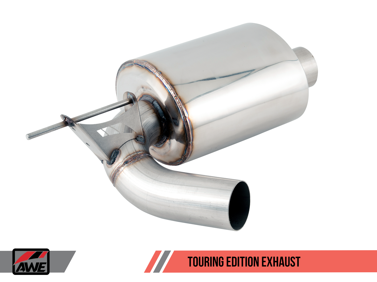 AWE Tuning Touring Edition Axle-back Exhaust for BMW F22 M235i / M240i - Chrome Silver Tips (90mm)