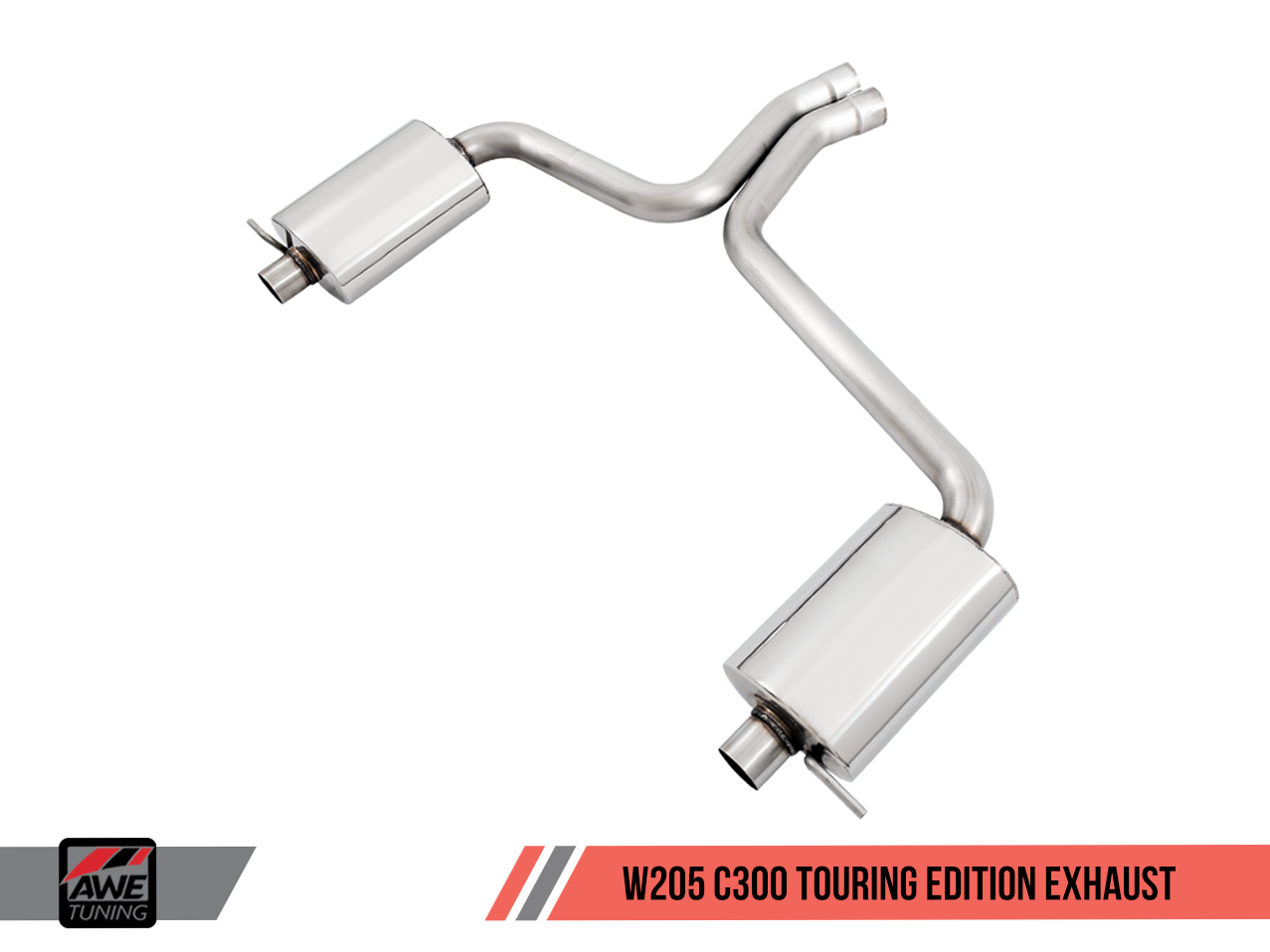 AWE Tuning Touring Edition Exhaust for Mercedes-Benz W205 C300