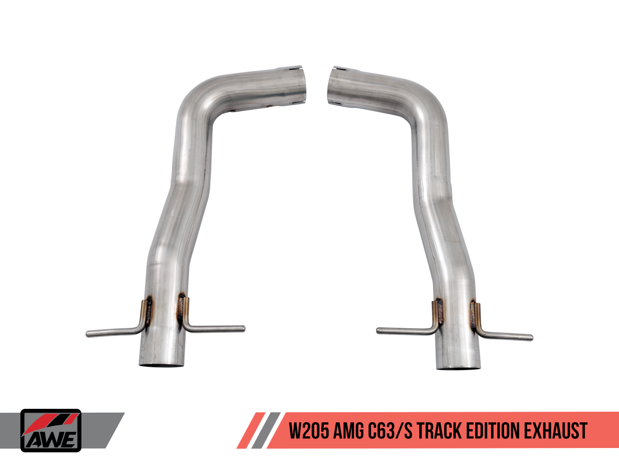 AWE Tuning Track Edition Exhaust System for Mercedes-Benz W205 AMG C63/S Sedan (no tips)