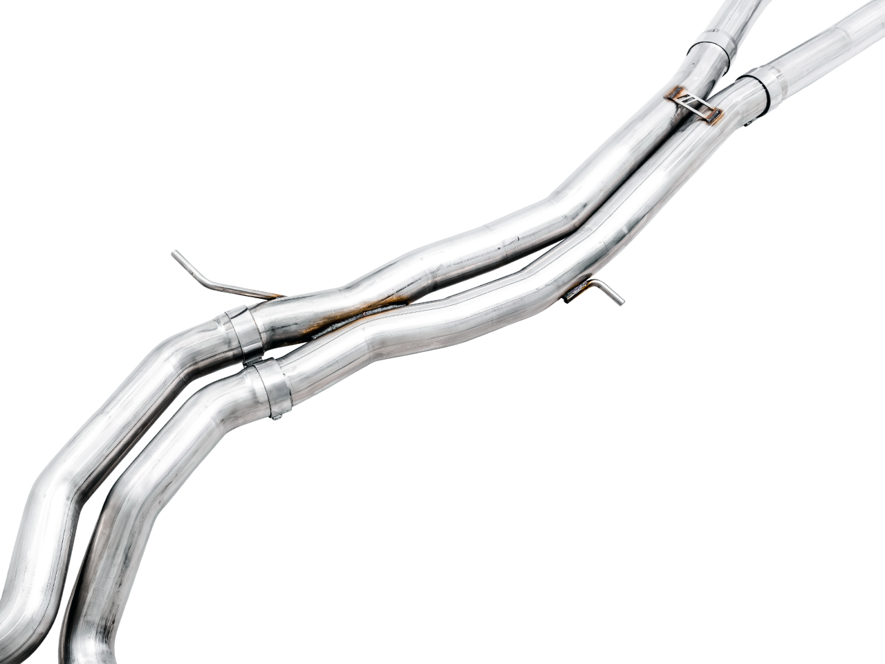 AWE Tuning Touring Edition Exhaust for Audi B9 RS 5 Sportback - Non-Resonated - Diamond Black RS-style Tips