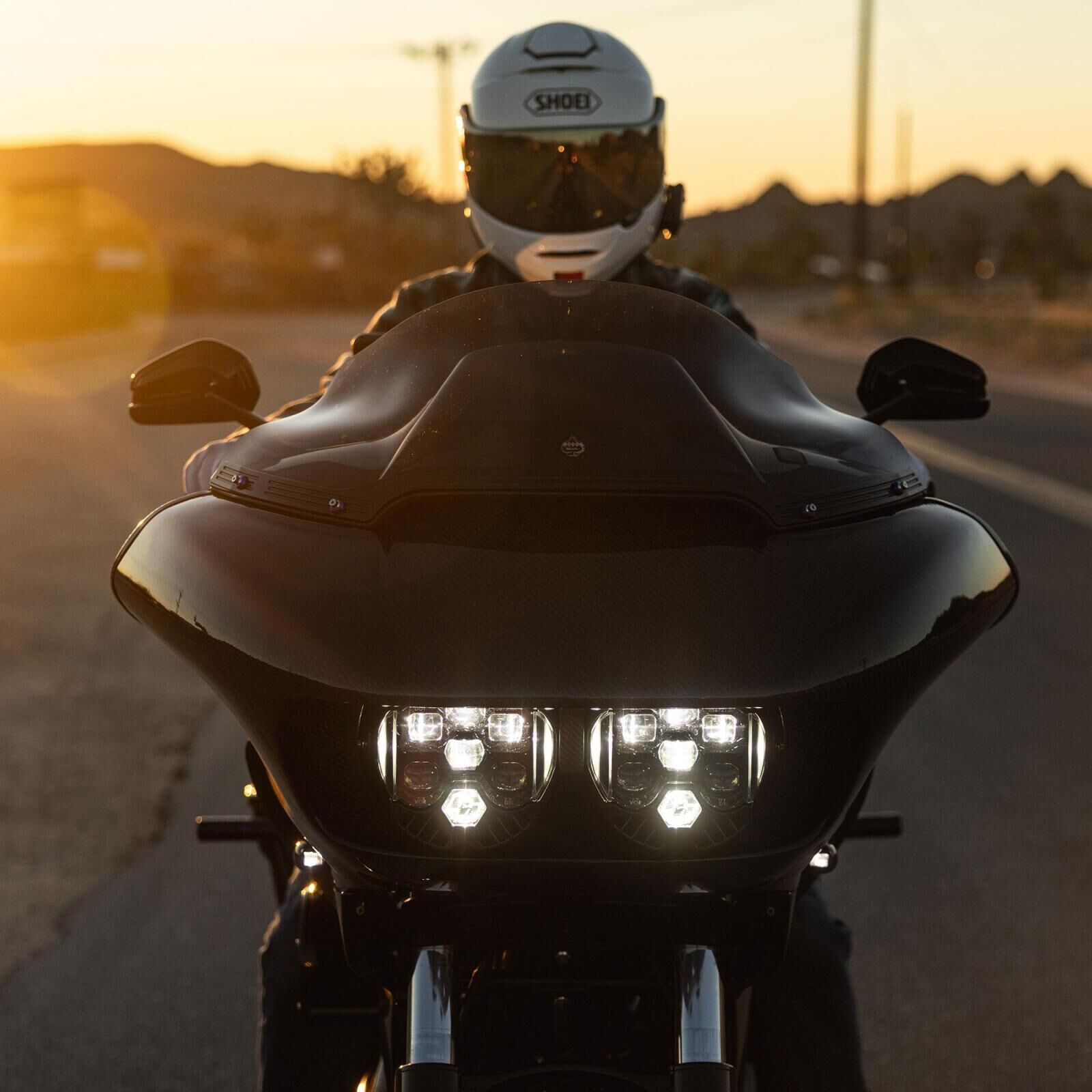 DOT LP6 LED Headlight Replacement Universal (White) by Baja Designs