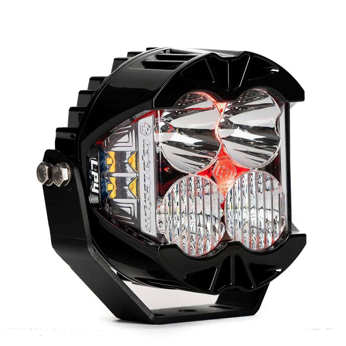 LP4 Pro LED Auxiliary Light Pod Light Pattern Driving/Combo Red Backlight by Baja Designs - 290014