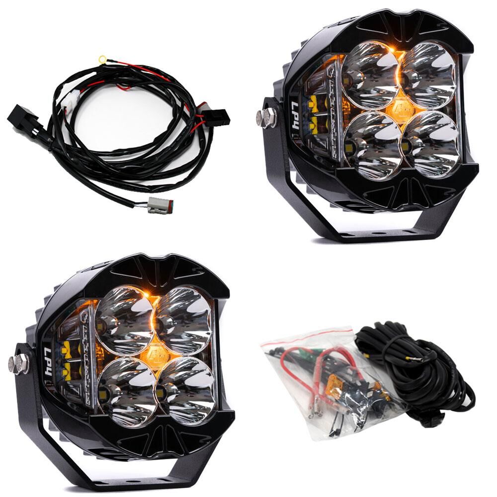 LP4 Pro LED Spot Clear Lens Pair by Baja Designs - 297801