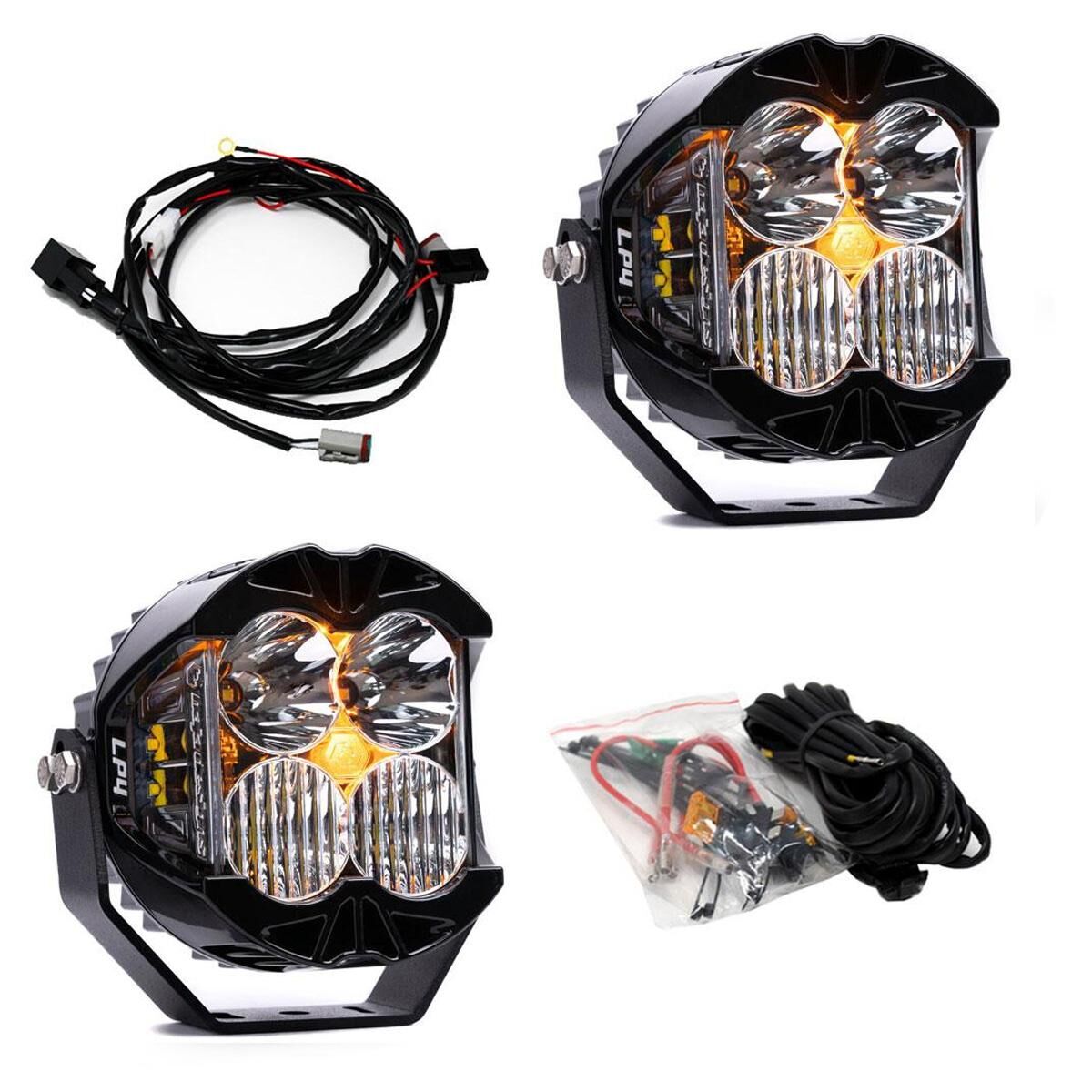 LP4 Pro LED Driving/Combo Clear Lens Pair by Baja Designs - 297803